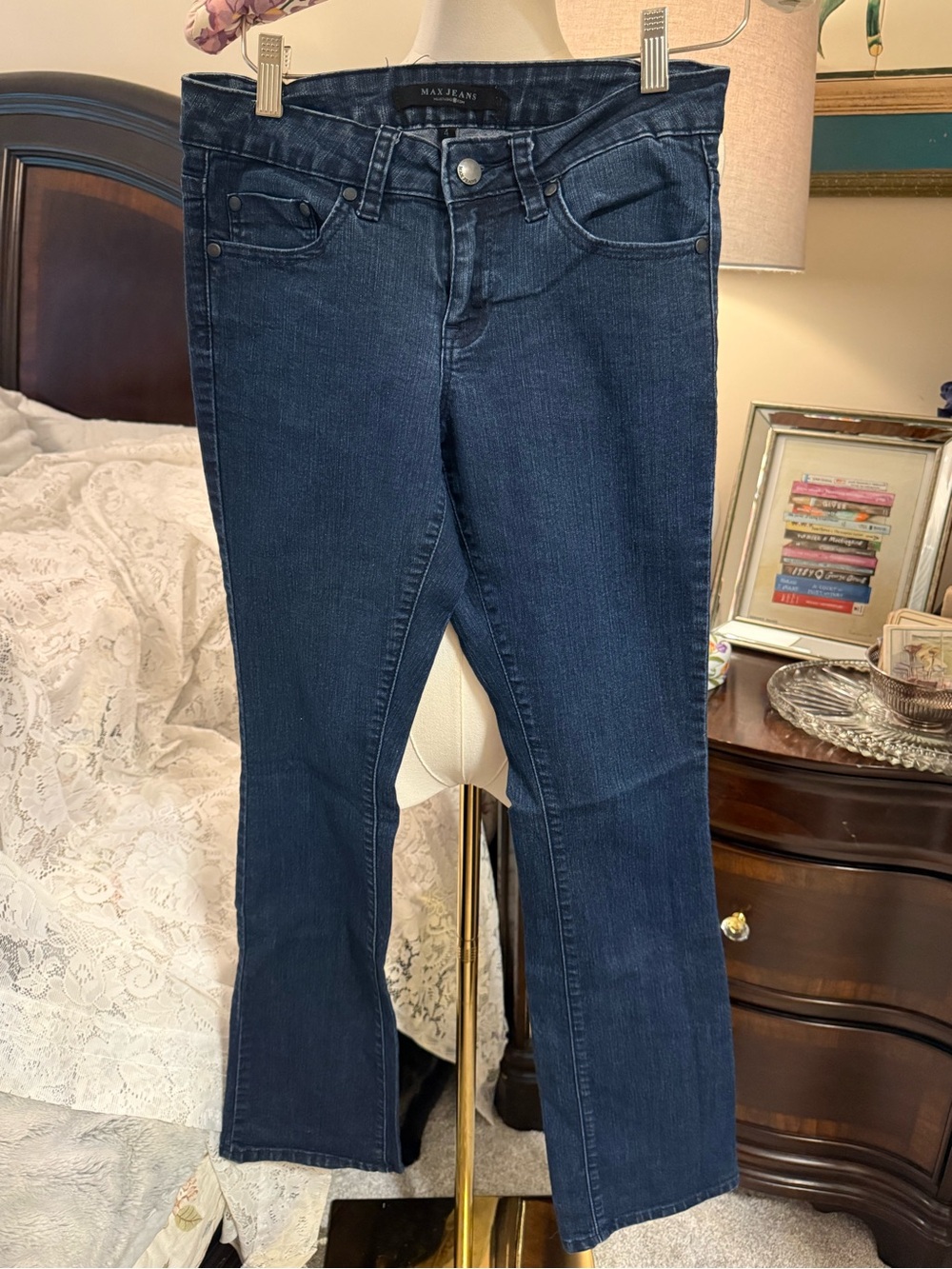 Max Studio Dark Blue Bootcut Jeans